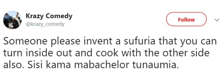 Krazy comedy krazy_comedy follow someone please invent a sufuria that you can tu