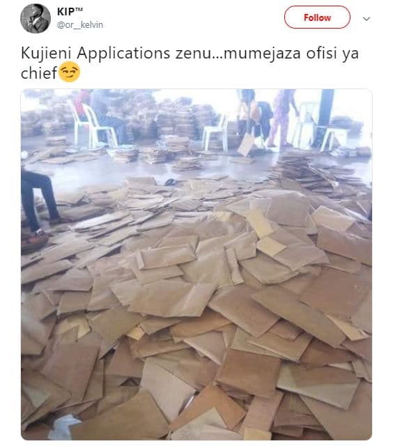 Kipt or kelvin follow kujieni applications zenu.mumejaza ofisi ya chief