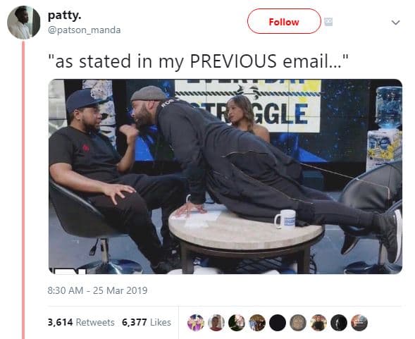 Patty. patson_manda follow as stated in my previous email. ggle 8.30 am 25 mar 3