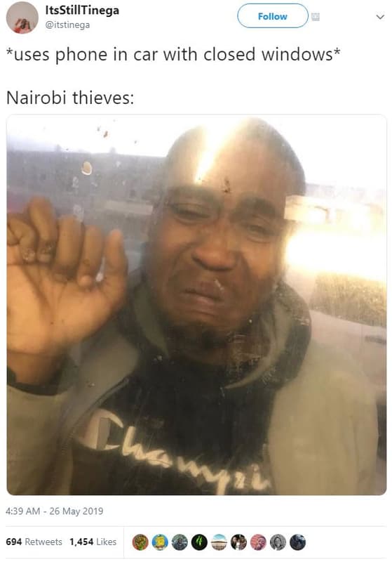 Itsstilltinega itstinega follow uses phone in car with closed windows nairobi th