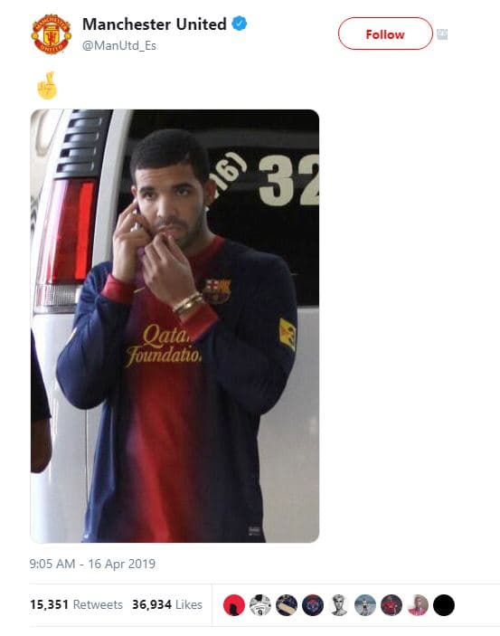 Manchester united manutd_es follow qata foundatio. 9,05 am 16 apr 15,351 retweet