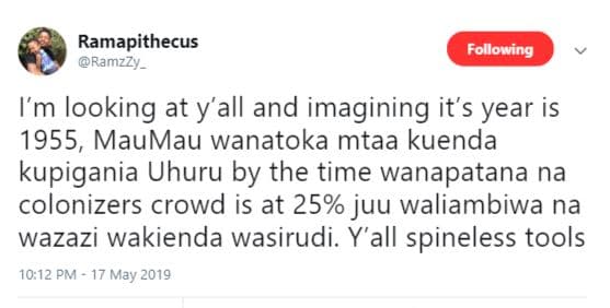 Ramapithecus ramzzy _ following im looking at y'all and imagining its year is ,