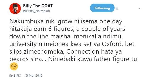 Billy the goat crazy_nairobian following nakumbuka niki grow nilisema one day ni