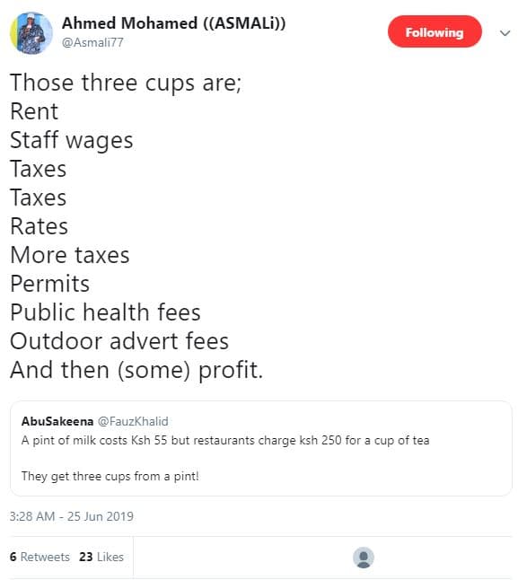 Ahmed mohamed asmali asmali77 following those three cups are rent staff wages ta