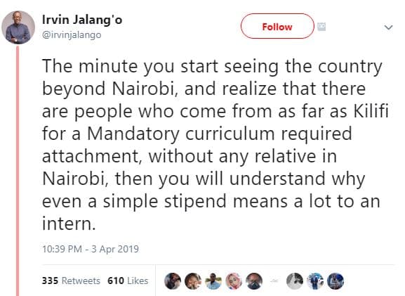 Irvin jalang'0 irvinjalango follow the minute you start seeing the country beyon