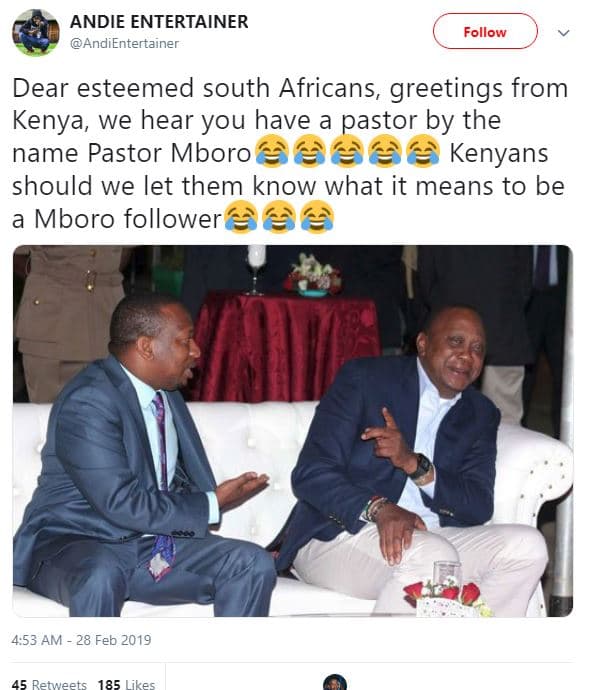 Andie entertainer andientertainer follow dear esteemed south africans, greetings