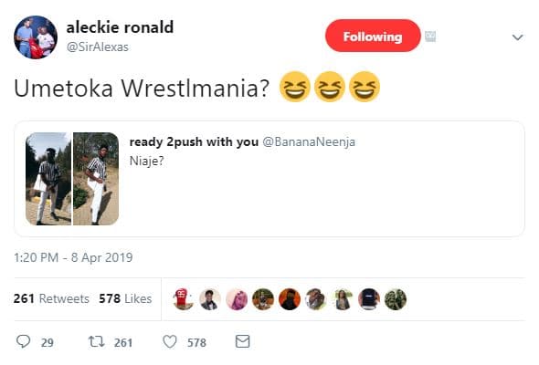 Aleckie ronald siralexas following umetoka wrestlmania? ready zpush with you ban