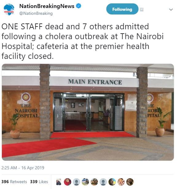 Nationbreakingnews nationbreaking following one staff dead and 7 others admitted