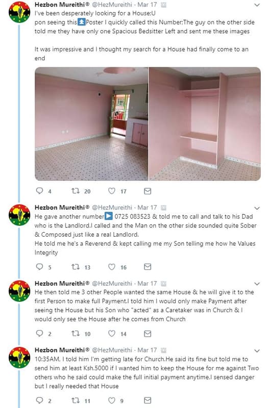 Hezbon mureithi hezmureithi mar 17 ive been desperately looking for houseu pon s