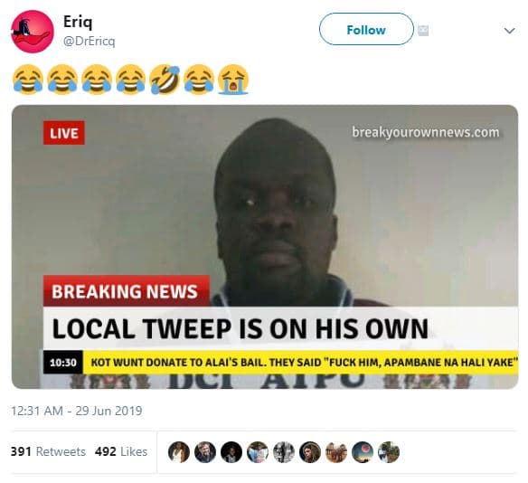Eriq drericq follow 52 live breakyourownnews com breaking news local tweep is on