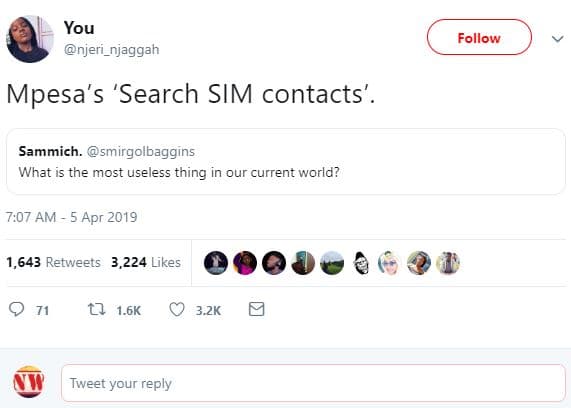 You njeri_njaggah follow mpesa's 'search sim contacts' . sammich. smirgolbaggins