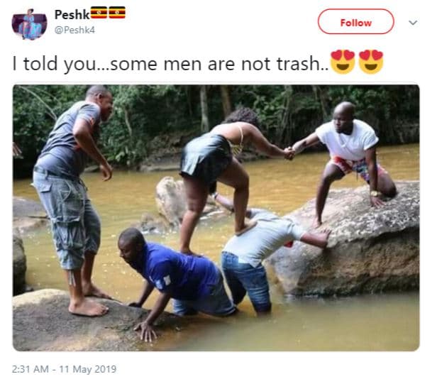 Peshk peshka follow told you_some men are not trash. 231 am 11 may