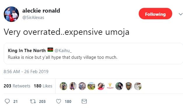 Aleckie ronald siralexas following very overrated_.expensive umoja king in the n