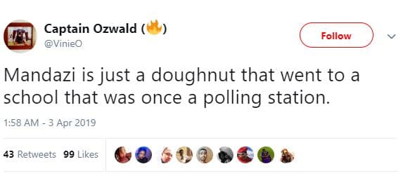 Captain ozwald vinieo follow mandazi is just a doughnut that went to a school th