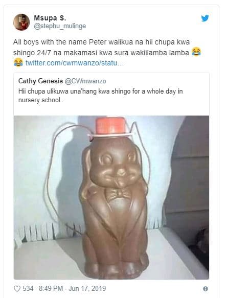 Msupa stephu_mulinge all boys with the name peter walikua na hii chupa kwa shing
