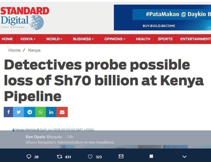 Standard digital your patamakao daykio b buy.build.become home kenya world busin