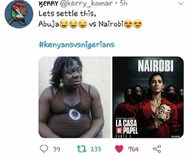 Kerry kerry komar 5h lets settle this abuja vs nairobi kenyansvsnigerians nairob