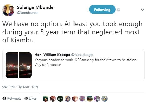 Solange mbunde ianmbunde following we have no option. at least you took enough d