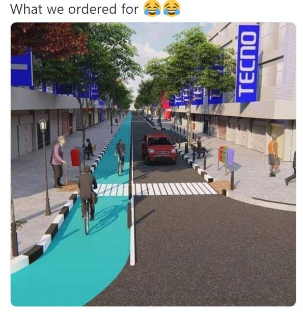 What we ordered for e