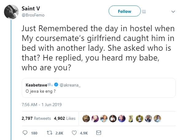 Saint v brosfemo follow just remembered the day in hostel when my coursemate's g