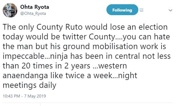 Ohta ryota ohta_ryota following the only county ruto would lose an election toda
