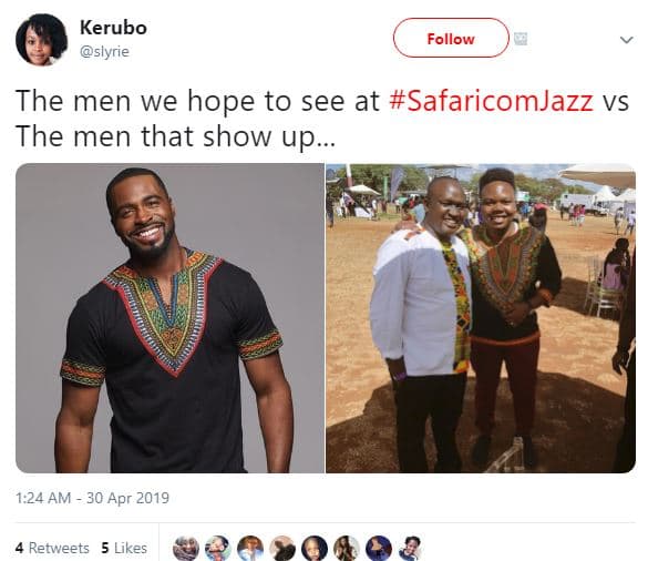 Kerubo slyrie follow the men we hope to see at safaricomjazz vs the men that sho