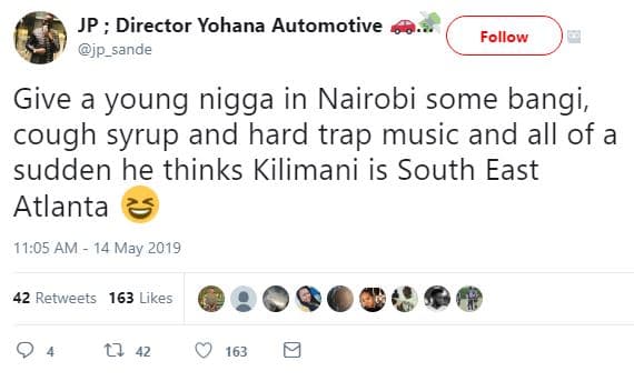 Jp director yohana automotive jp_sande follow give a young nigga in nairobi some