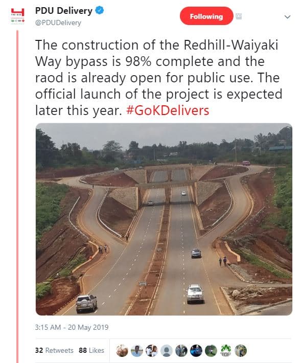 Pdu delivery pdudelivery following the construction of the redhillwaiyaki way by