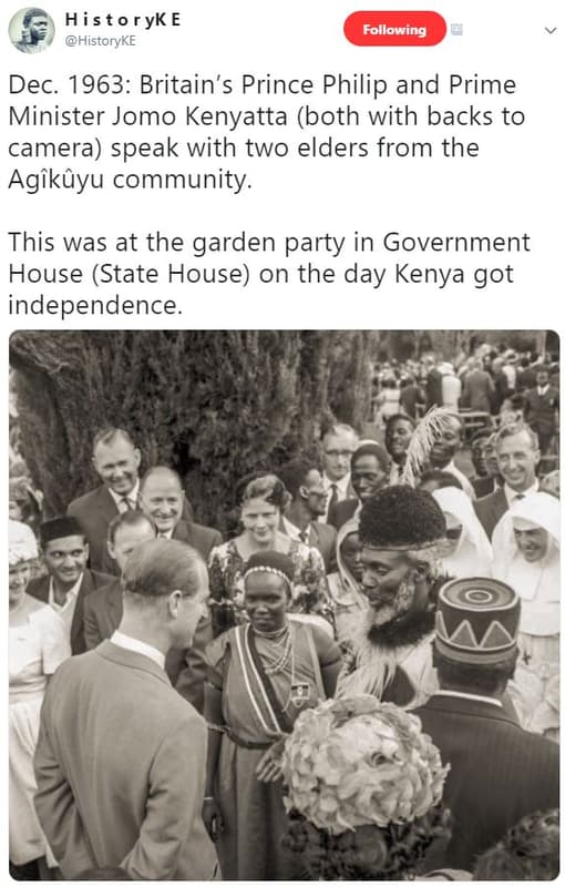 Histor yk e historyke following dec. britain's prince philip and prime minister