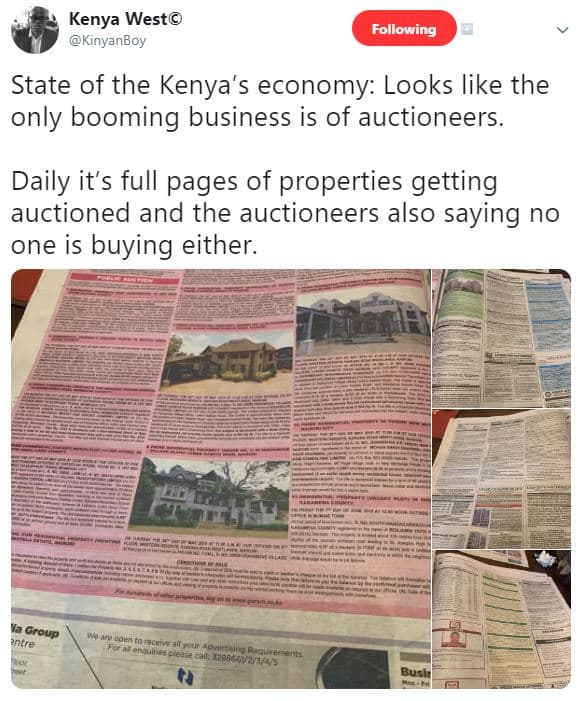 Kenya west kinyanboy following state of the kenya's economy looks like the only