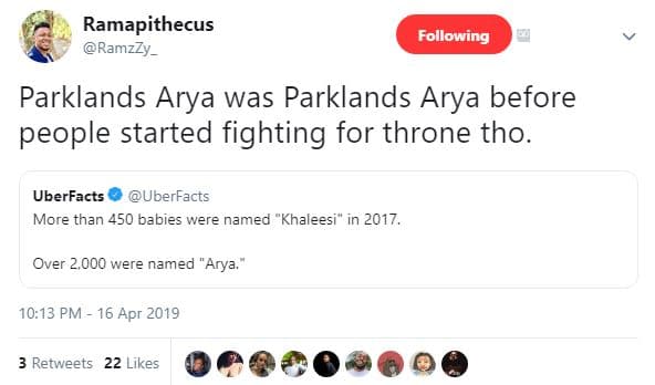 Ramapithecus ramzzy _ following parklands arya was parklands arya before people