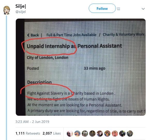 Silje silje follow back full part time jobs available charity voluntary work unp