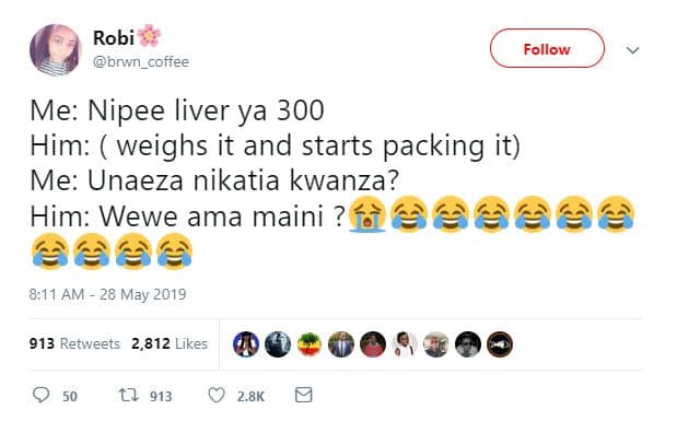 Robi bnwvn_coffee follow me nipee liver ya 300 him weighs it and starts packing