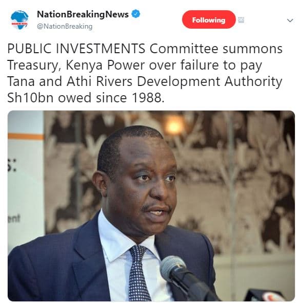 Nationbreakingnews nationbreaking following public investments committee summons