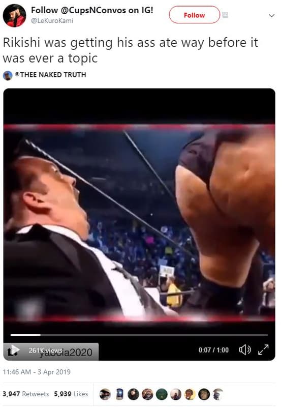 Follow cupsnconvos on ig! lekurokami follow rikishi was getting his ass ate way