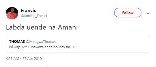 Francis lamthe_theuri follow labda uende na amani thomas miregwathomas wapl mtu