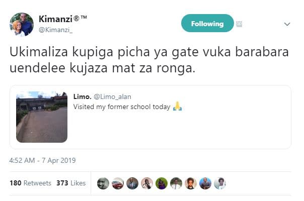 Kimanzi tm kimanzi _ following ukimaliza kupiga picha ya gate vuka barabara uend