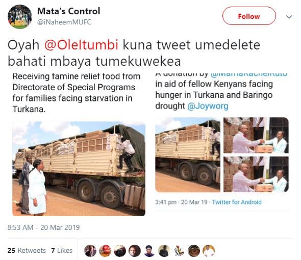 Mata's control inaheemmufc follow oyah oleltumbi kuna tweet umedelete bahati mba