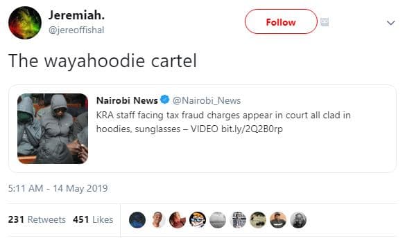 Jeremiah. jereoffishal follow the wayahoodie cartel nairobi news nairobi_news kr