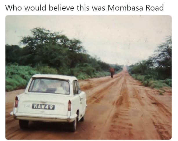 Who would believe this was mombasa road d