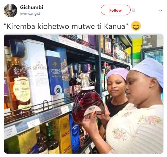 Gichumbi mwangid follow kiremba kiohetwo mutwe ti kanua' ro sea