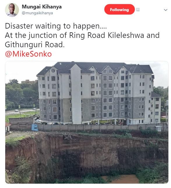 Mungai kihanya mungaikihanya following disaster waiting to happen at the junctio