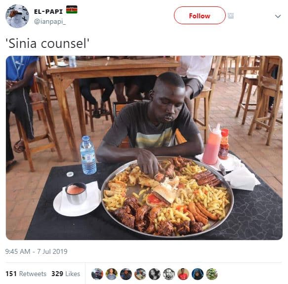 Elpapi ianpapi follow sinia counsel 9,45 am 7 jul 151 retweets 329 likes