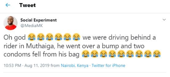 Tweet social experiment mediamk oh god à6 we were driving behind a rider in muth