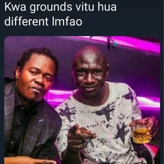 Kwa grounds vitu hua different imfao