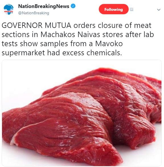 Nationbreakingnews nationbreaking following governor mutua orders closure of mea