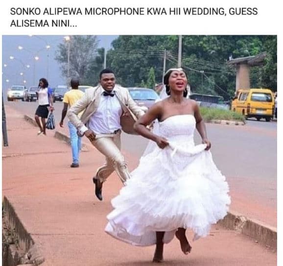 Sonko alipewa microphone kwa hii wedding, guess alisema nini.