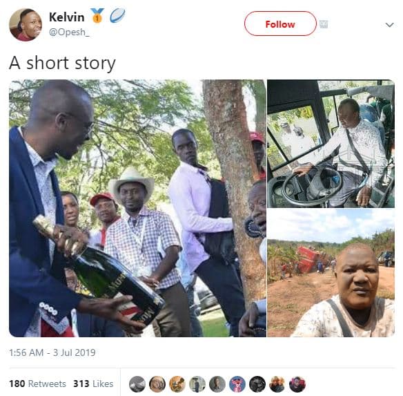 Kelvin opesh_ follow short story 1.56 am 3 jul 180 retweets 313 likes