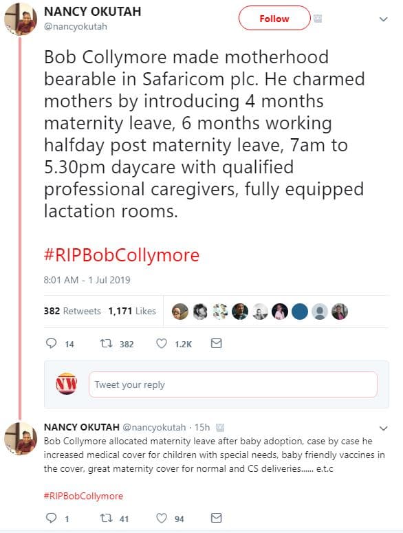 Nancy okutah nancyokutah follow bob collymore made motherhood bearable in safari