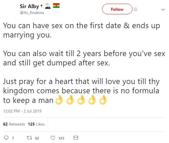 Sir alby itz_kwakwa follow you can have sex on the first date ends up marrying y